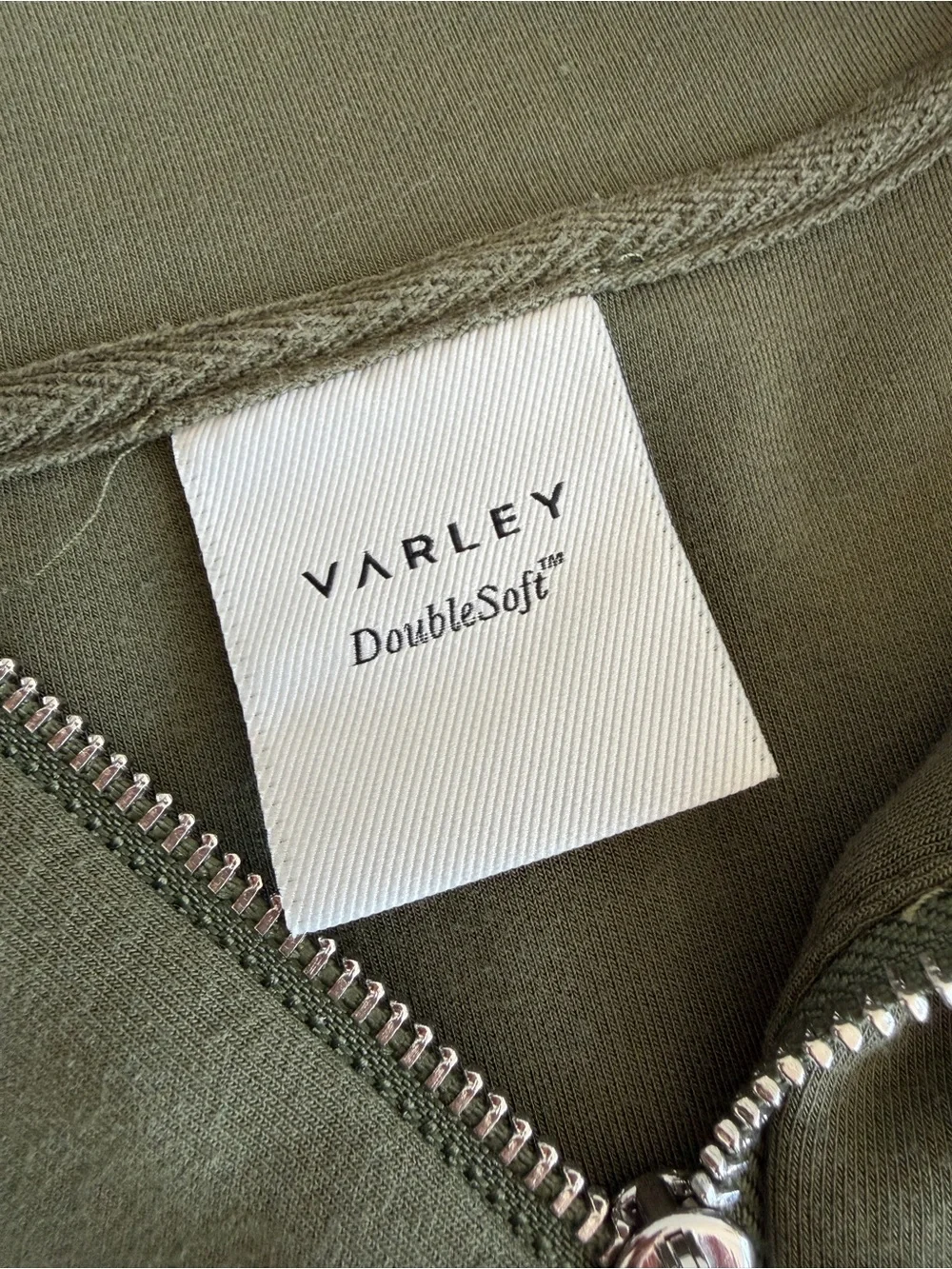 Varley DoubleSoft Hawley Half Zip & Slim Pant 25 Set XS Olive